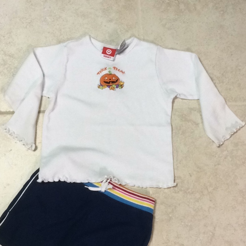 Halloween Graphic Toddler Long Sleeve Tee Shirt 4T